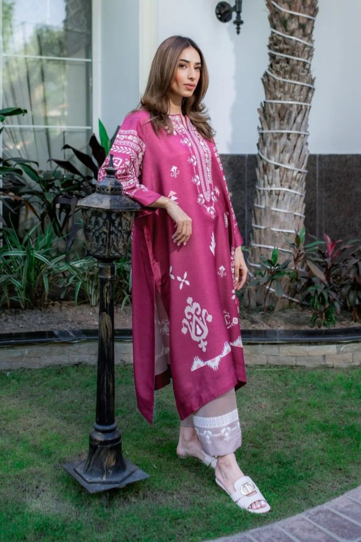 Rose Medallion Luxury Co-ord Set