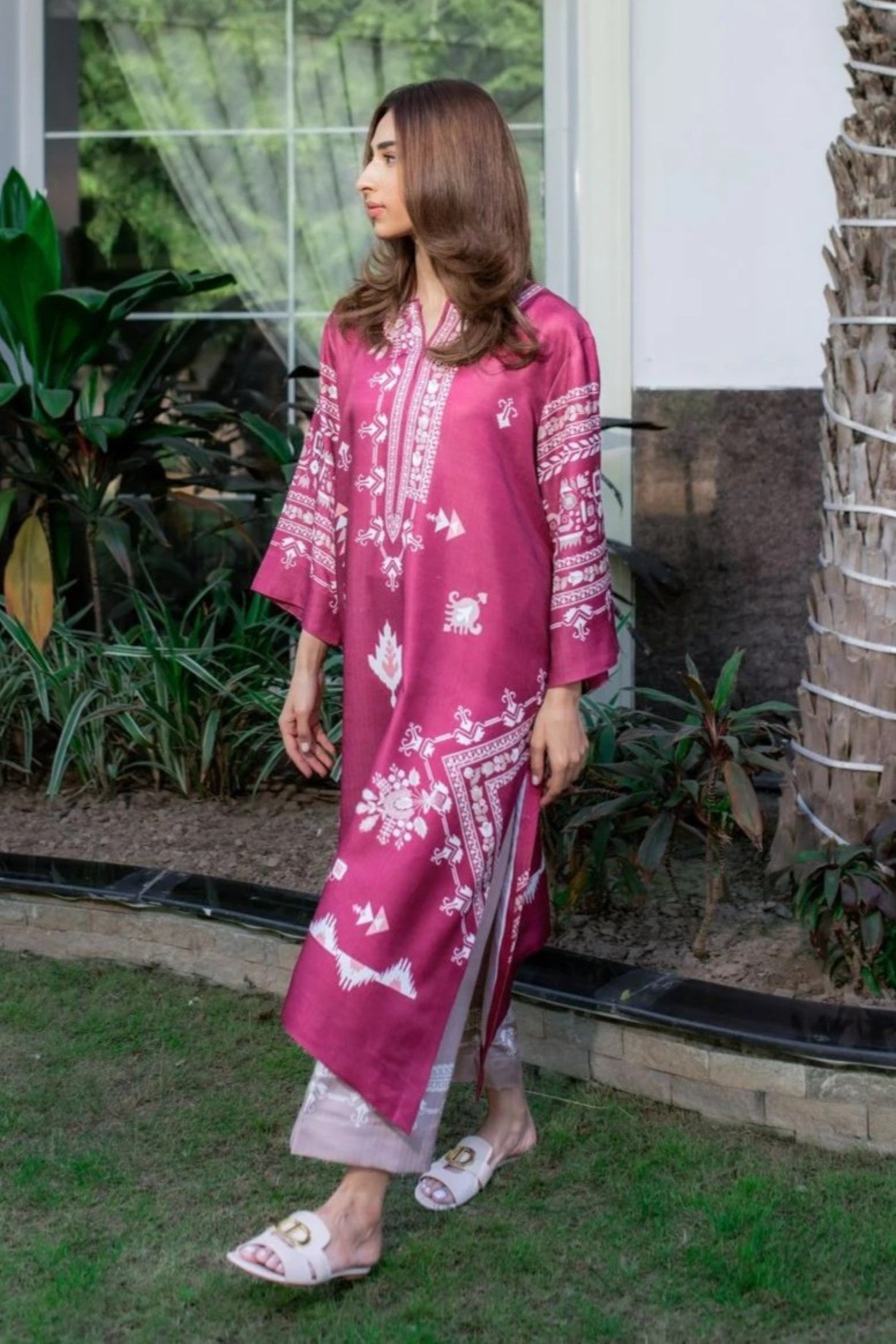 Rose Medallion Luxury Co-ord Set