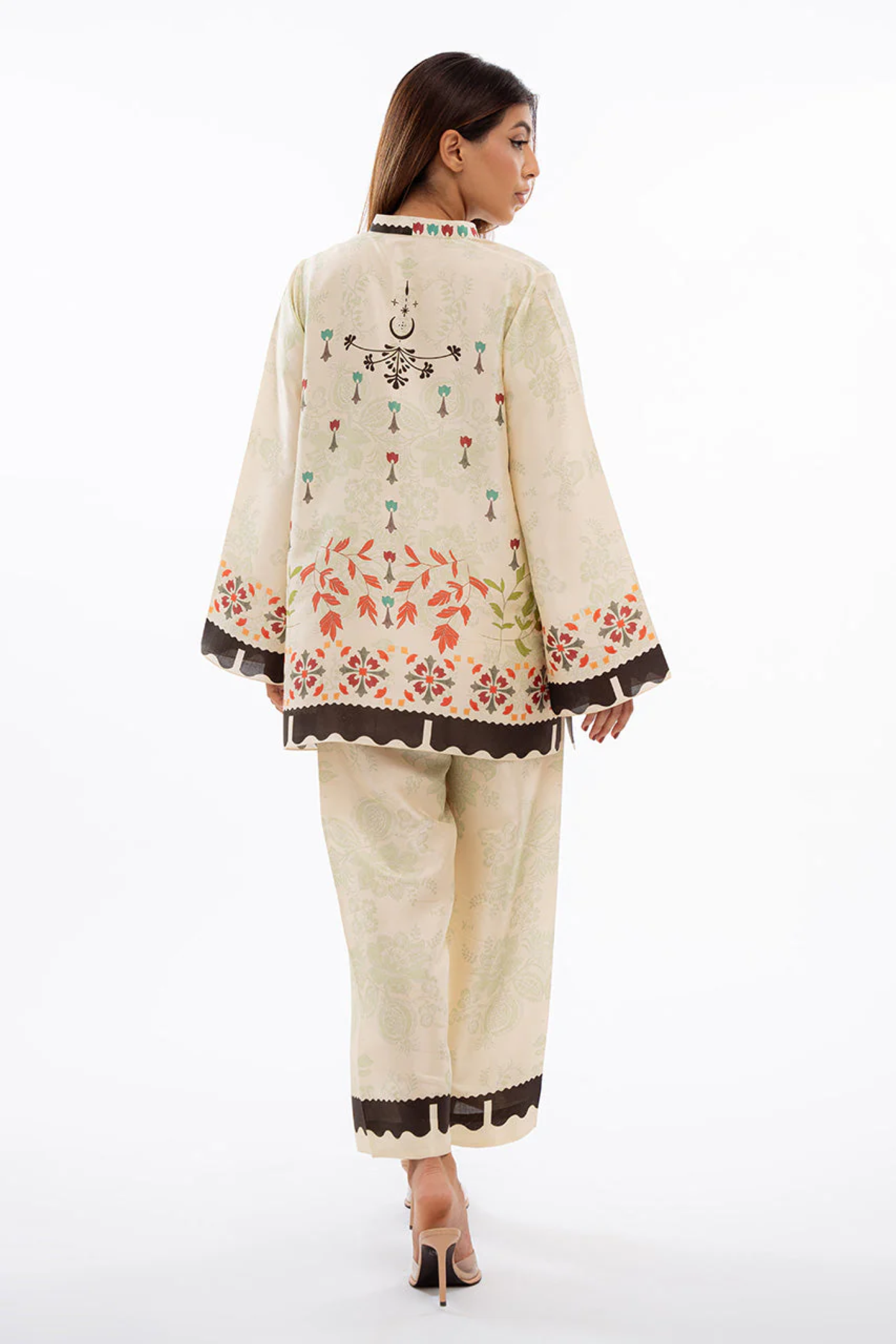 Spring Blossom Lace-trim Set
