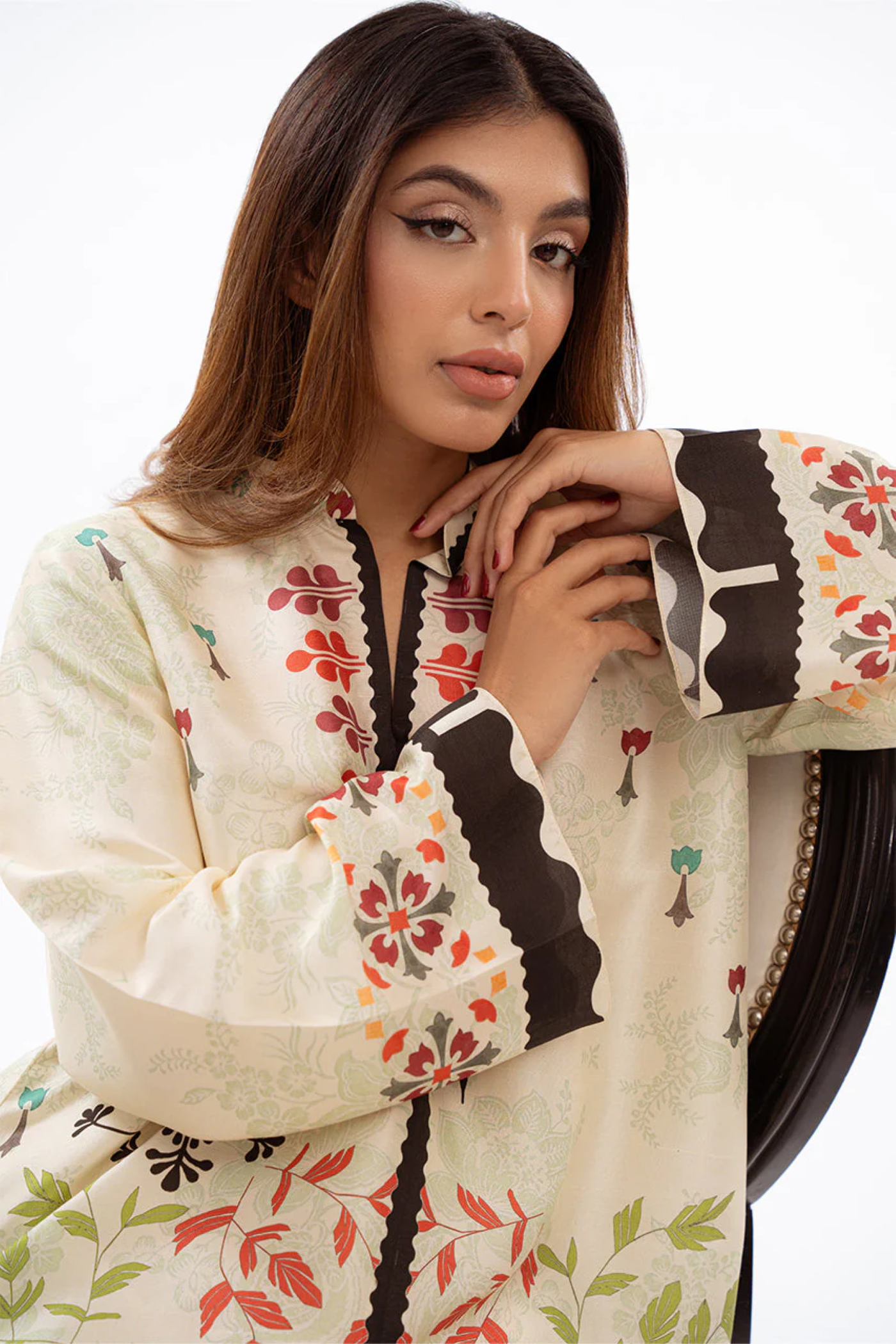 Spring Blossom Lace-trim Set