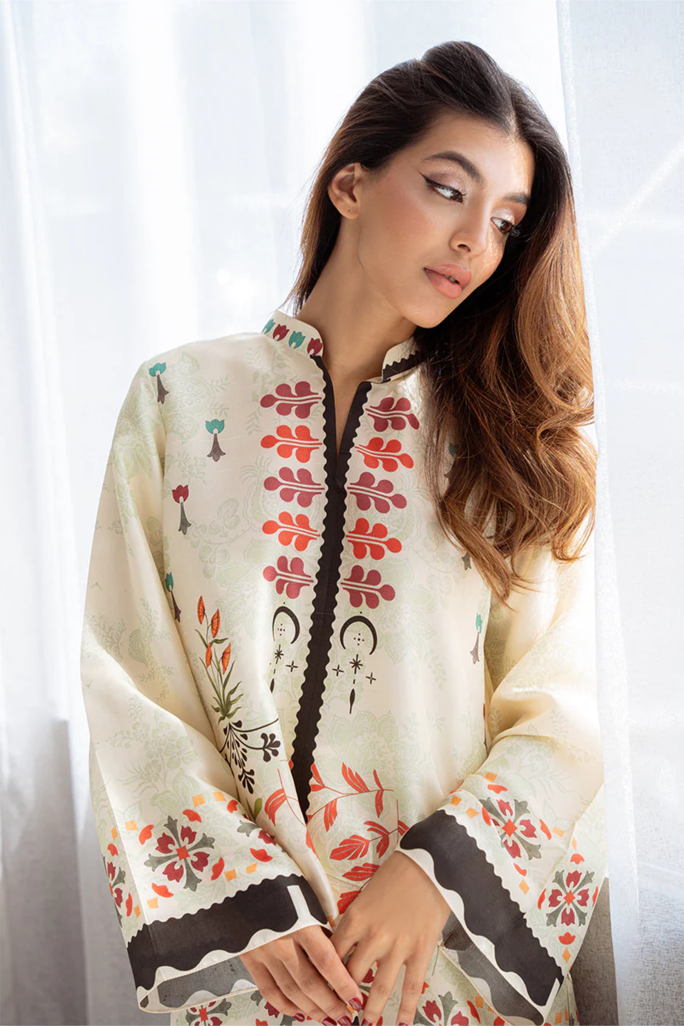 Spring Blossom Lace-trim Set