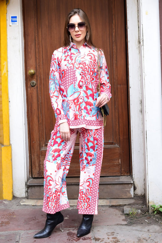 Vibrant Paisley Co-ord
