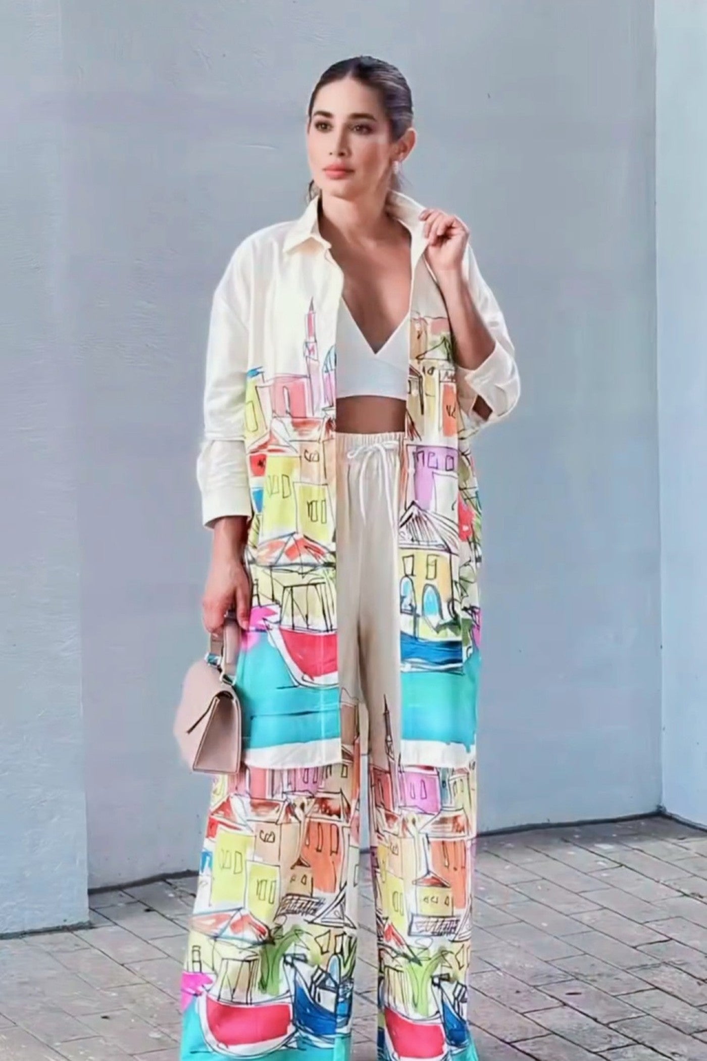 Tropical Paradise Flare Co-ord Set