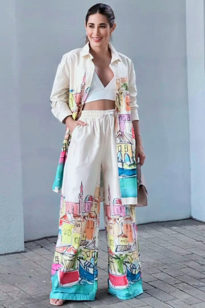 Tropical Paradise Flare Co-ord Set