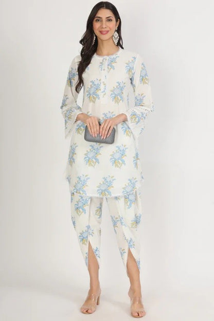 Pearl Dahlia Tulip-Hem Ensemble