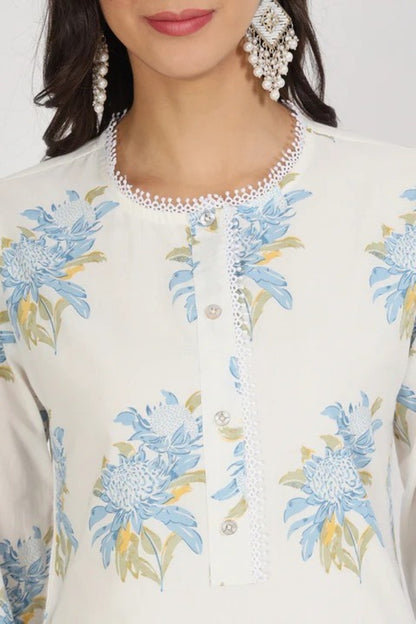 Pearl Dahlia Tulip-Hem Ensemble