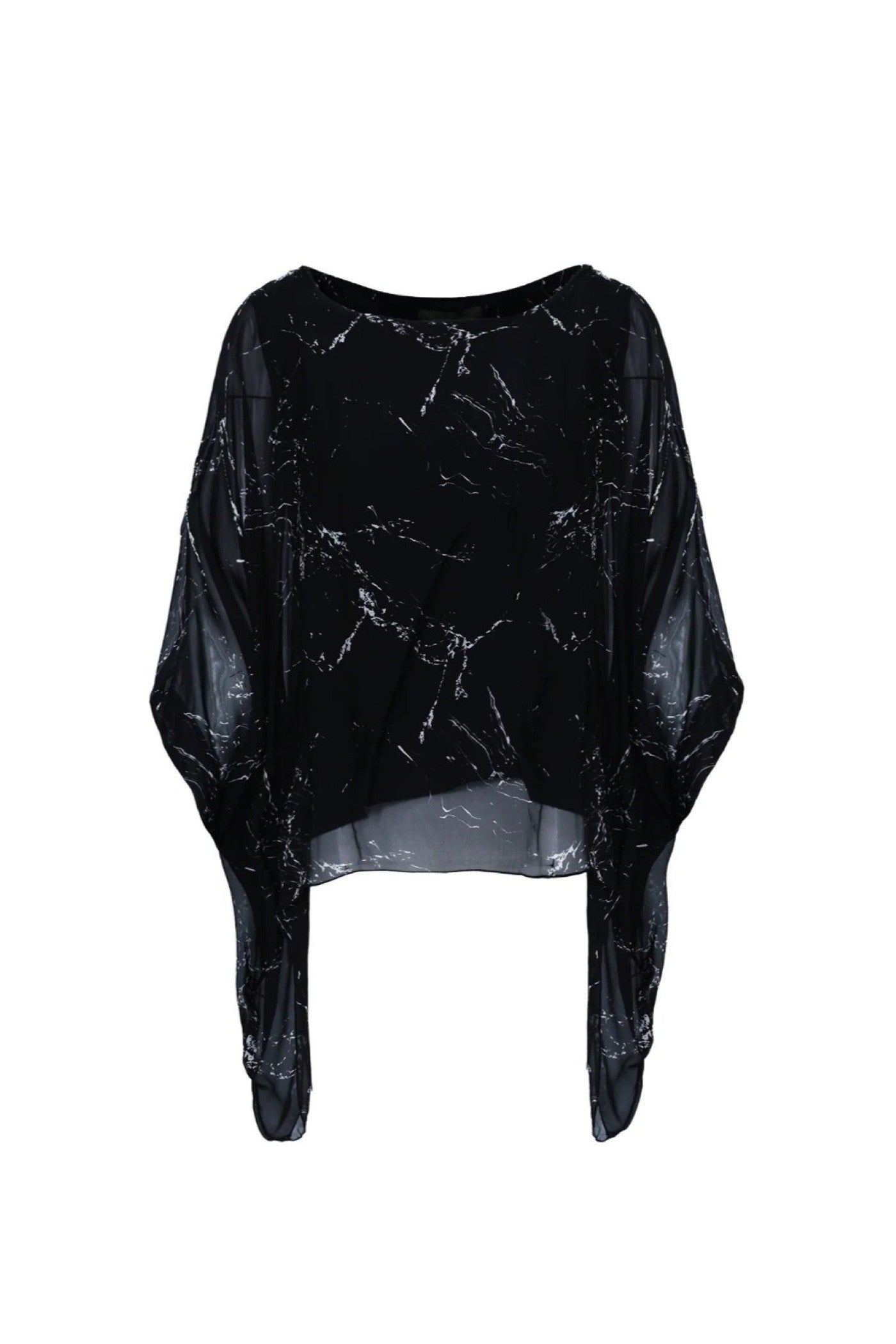 Evening Elegance Bell-Sleeve Top