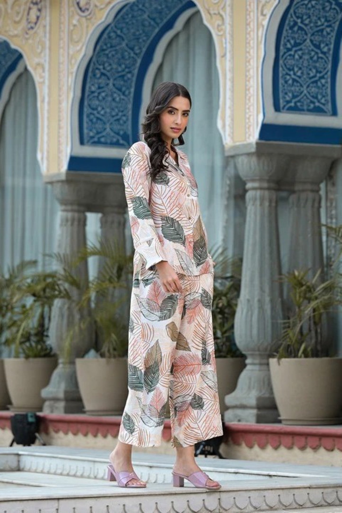 Blush Botanical Brushstroke Coord