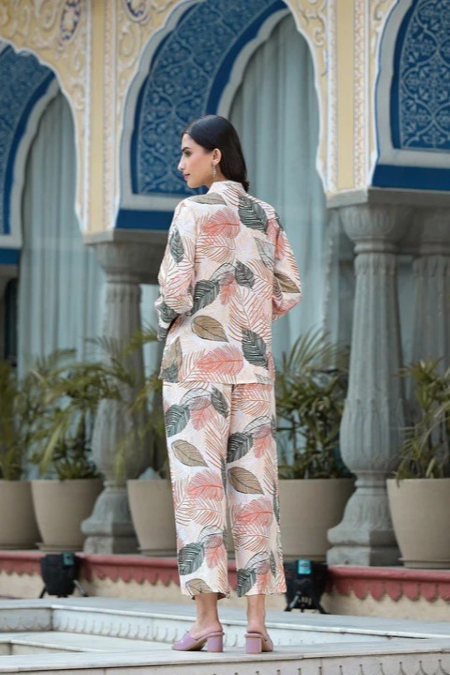 Blush Botanical Brushstroke Coord