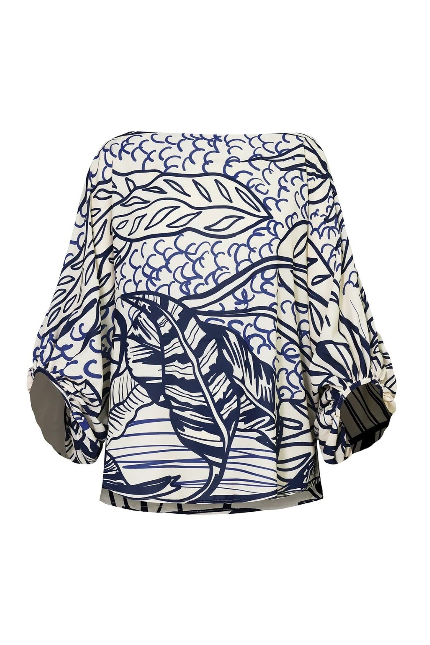 Coastal Breeze Geometric Pattern Kaftan Dress