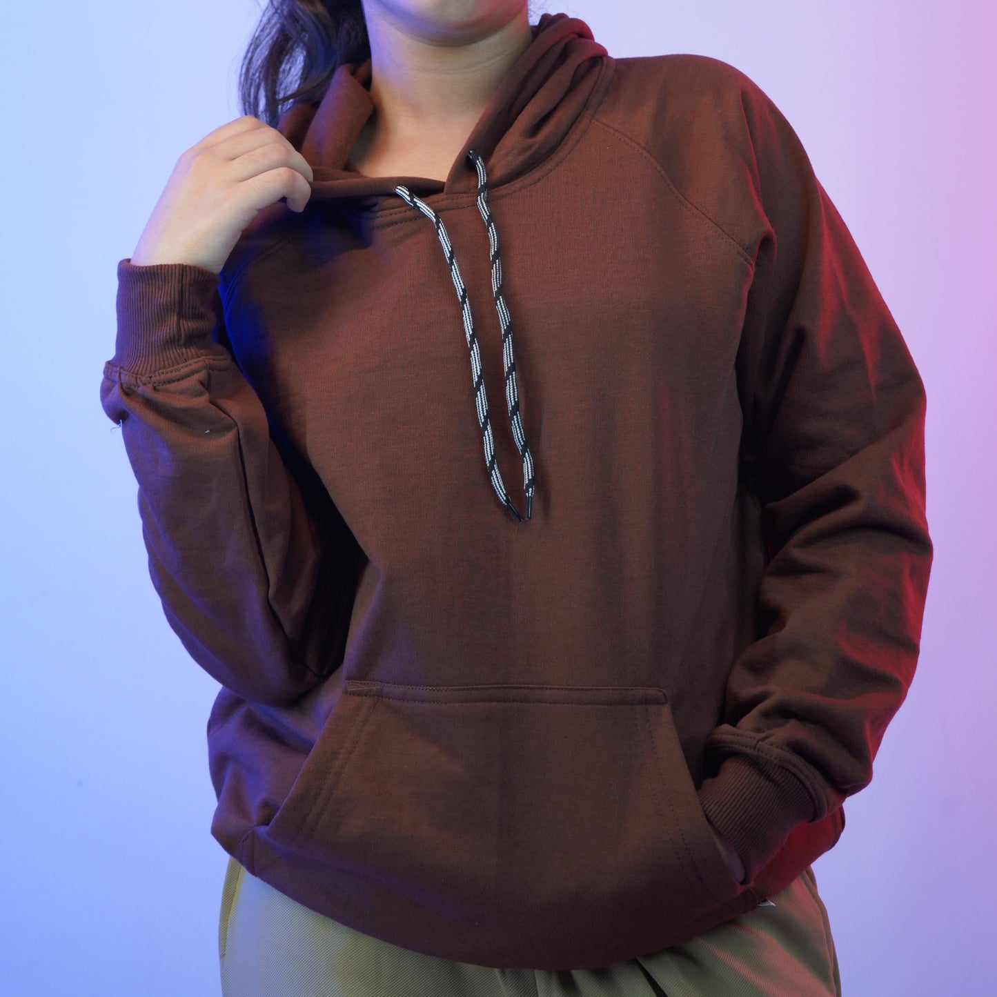 Rustic Warmth Hoodie for Women