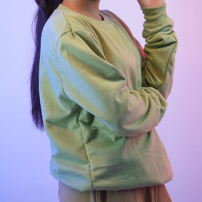 Mint Meadow Relaxed Sweatshirt for Women