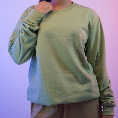 Mint Meadow Relaxed Sweatshirt for Women