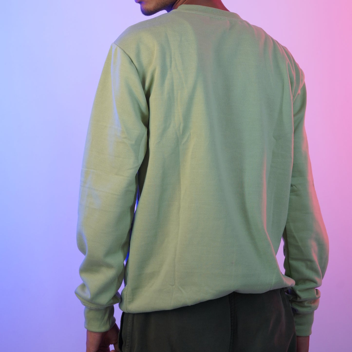 Mint Meadow Relaxed Sweatshirt for Men