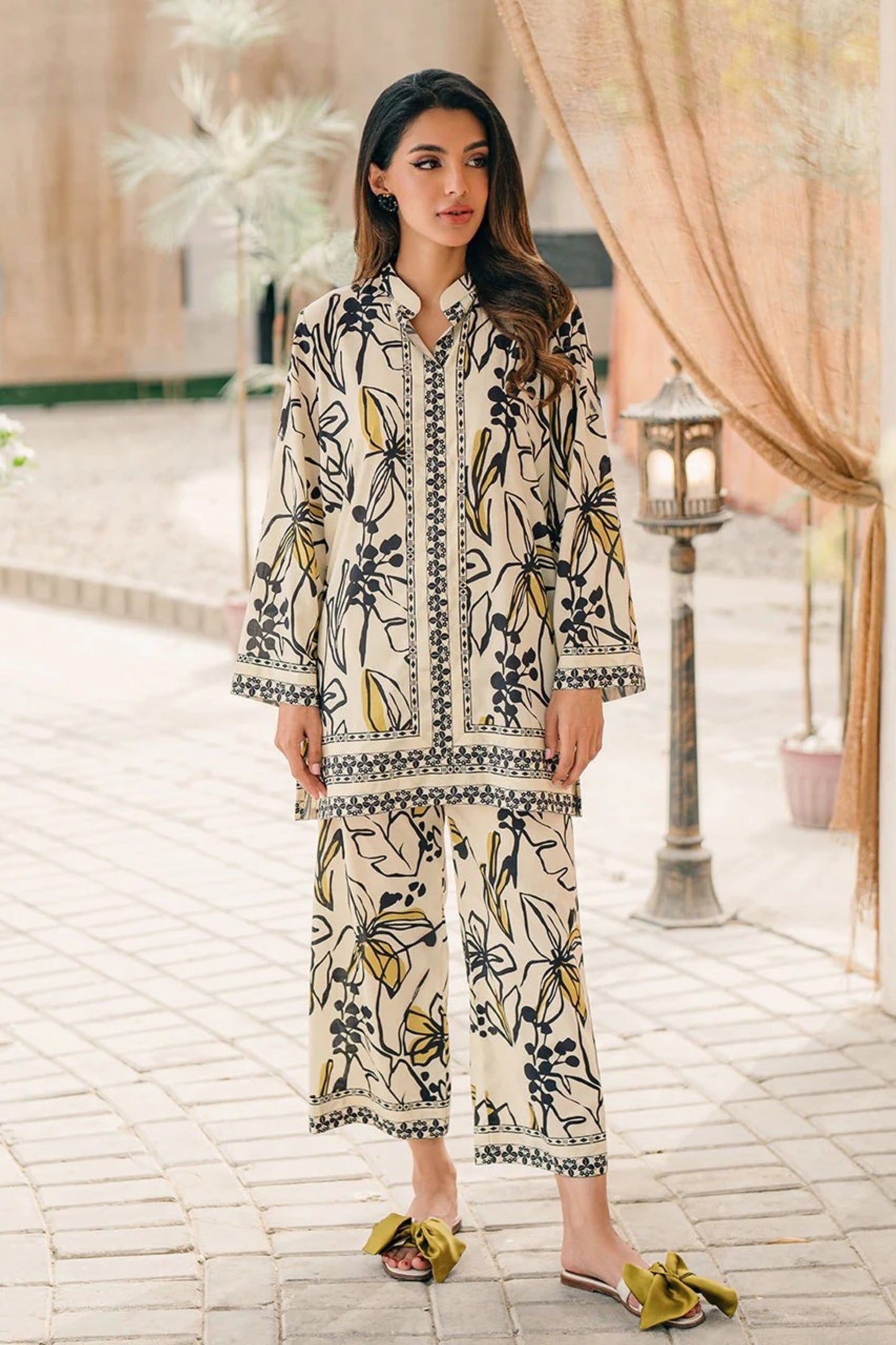 Vintage Baroque Print Co-ord Set