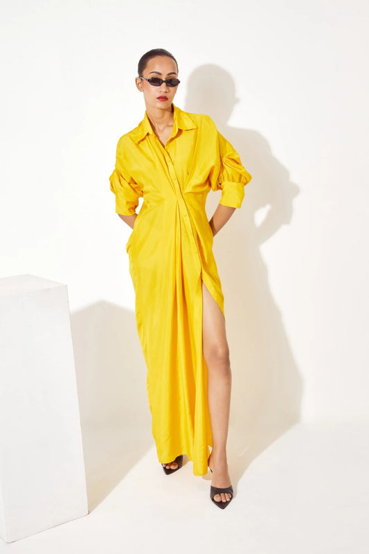 Marigold Breeze Resort Dress