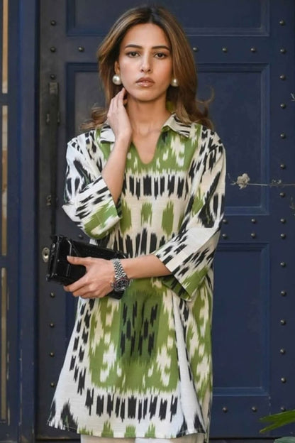 Emerald Ikat Co-ord Set