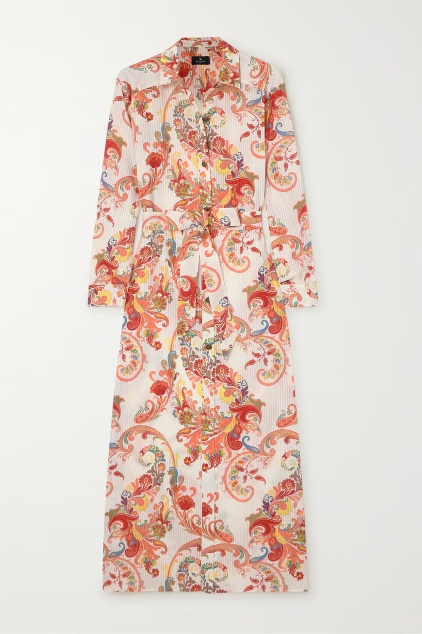 Riviera Paisley Button-Down Dress