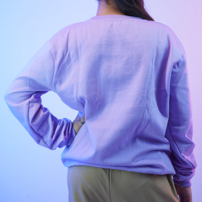 Lavender Luxe Sweatshirt for Women