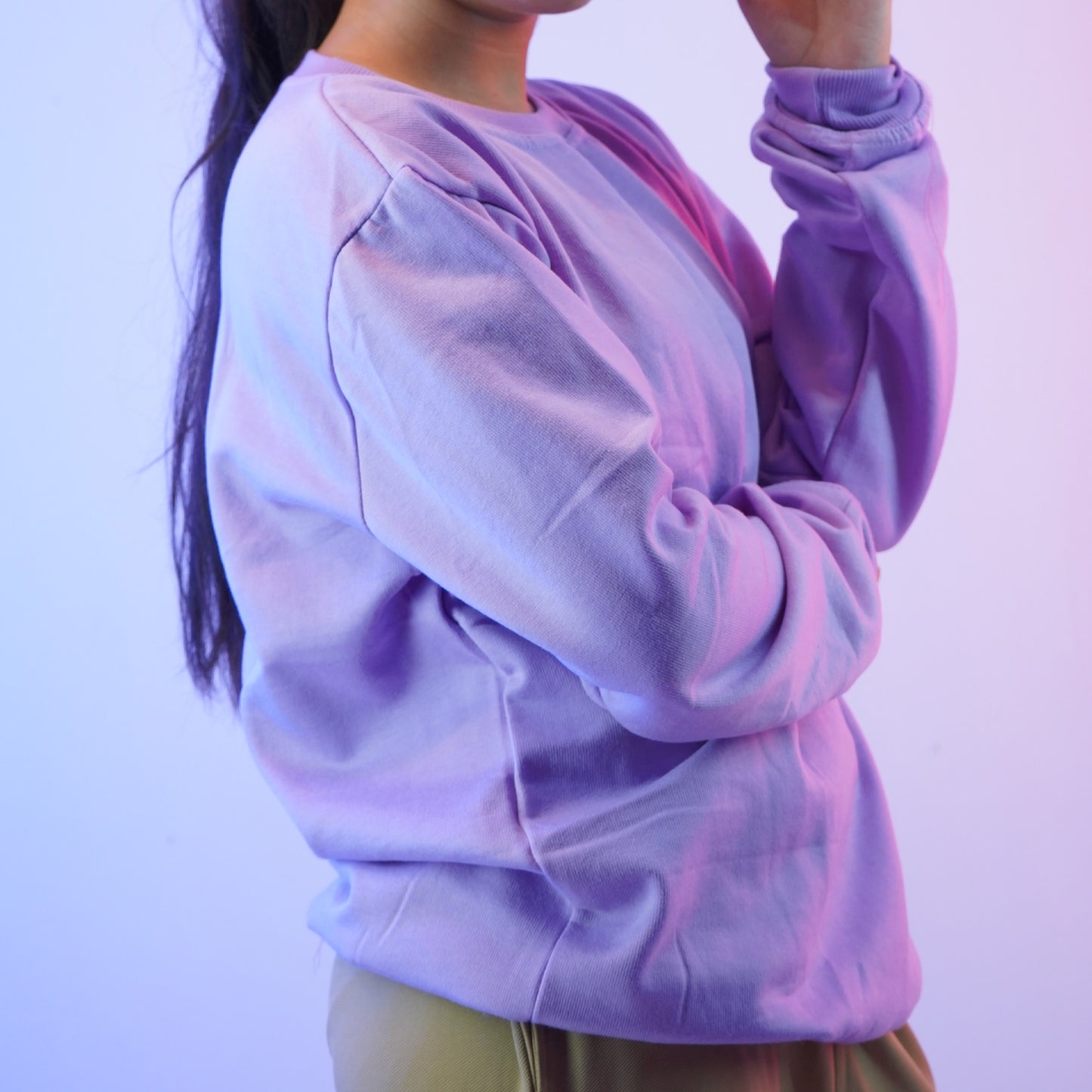 Lavender Luxe Sweatshirt for Women