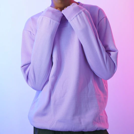 Lavender Luxe Sweatshirt for Men