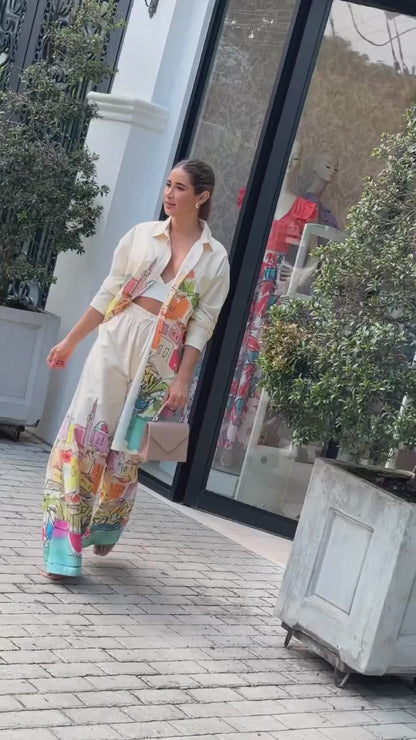 Tropical Paradise Flare Co-ord Set