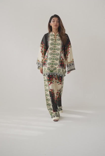Royal Botanical Co-ord Suit