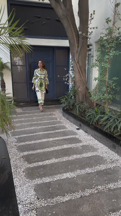 Emerald Ikat Co-ord Set